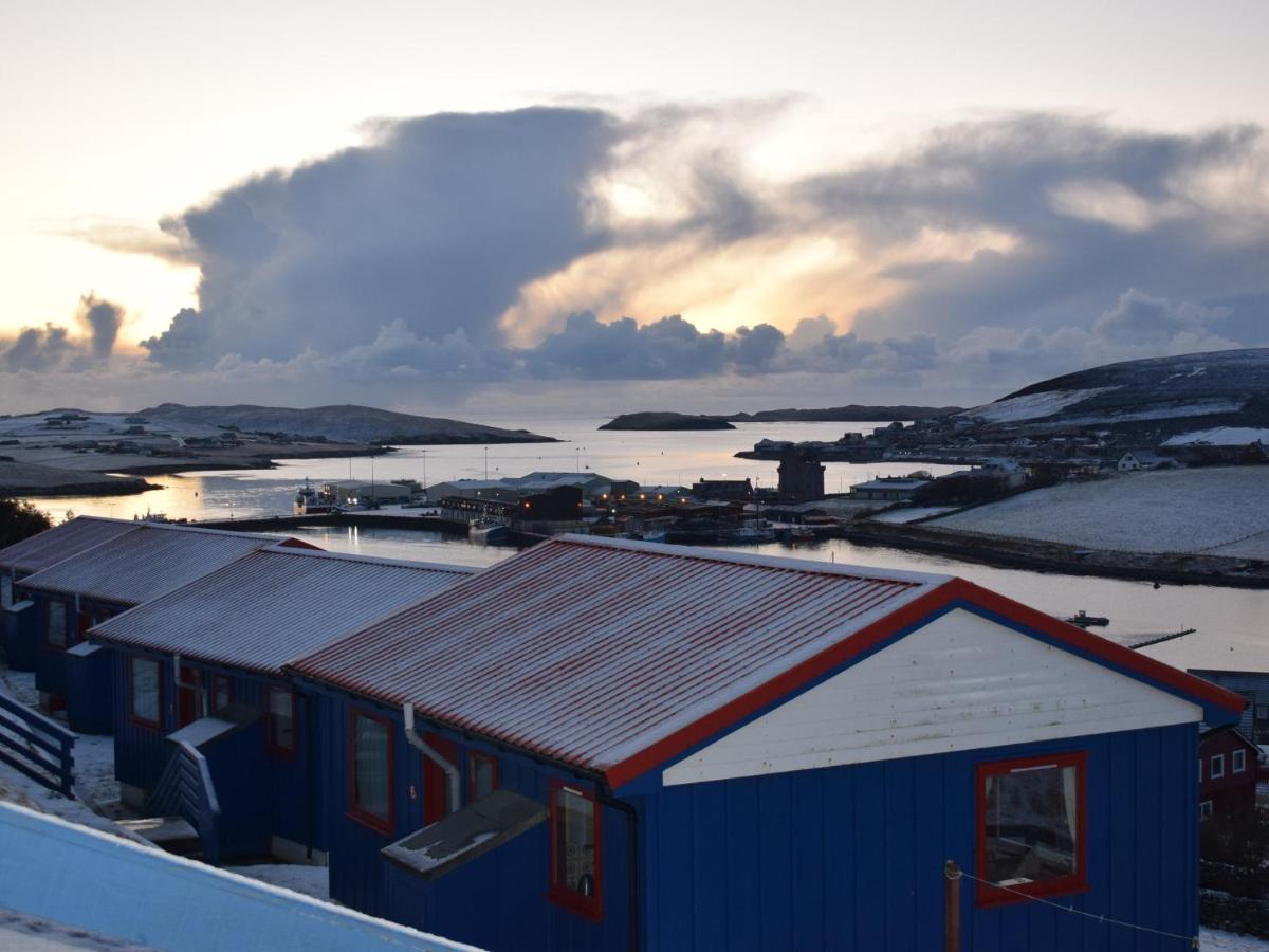 Easterhoull Chalets Scalloway Exterior foto